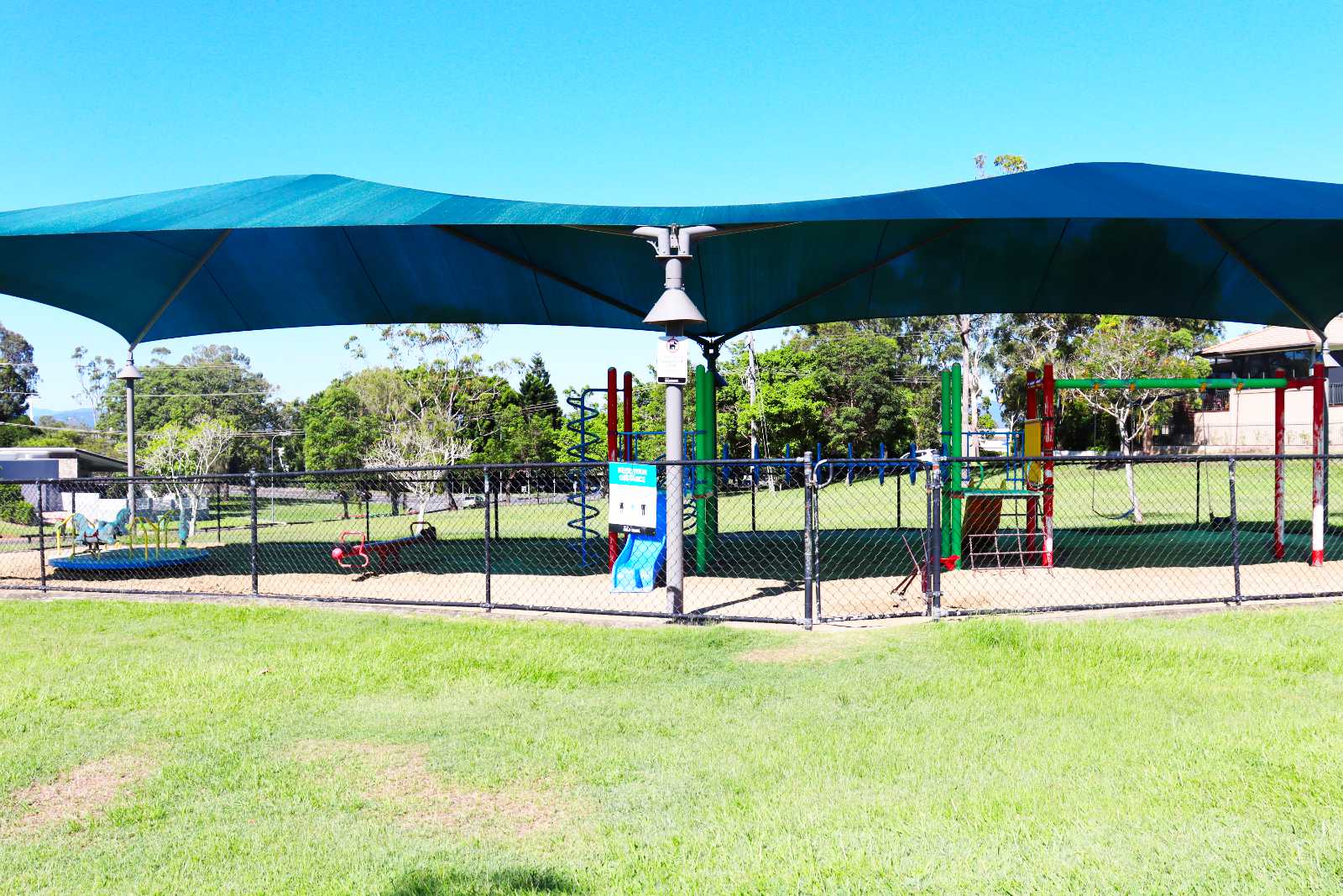 Playground at Gunyah Park, Ashmore, Gold Coast, Queensland.