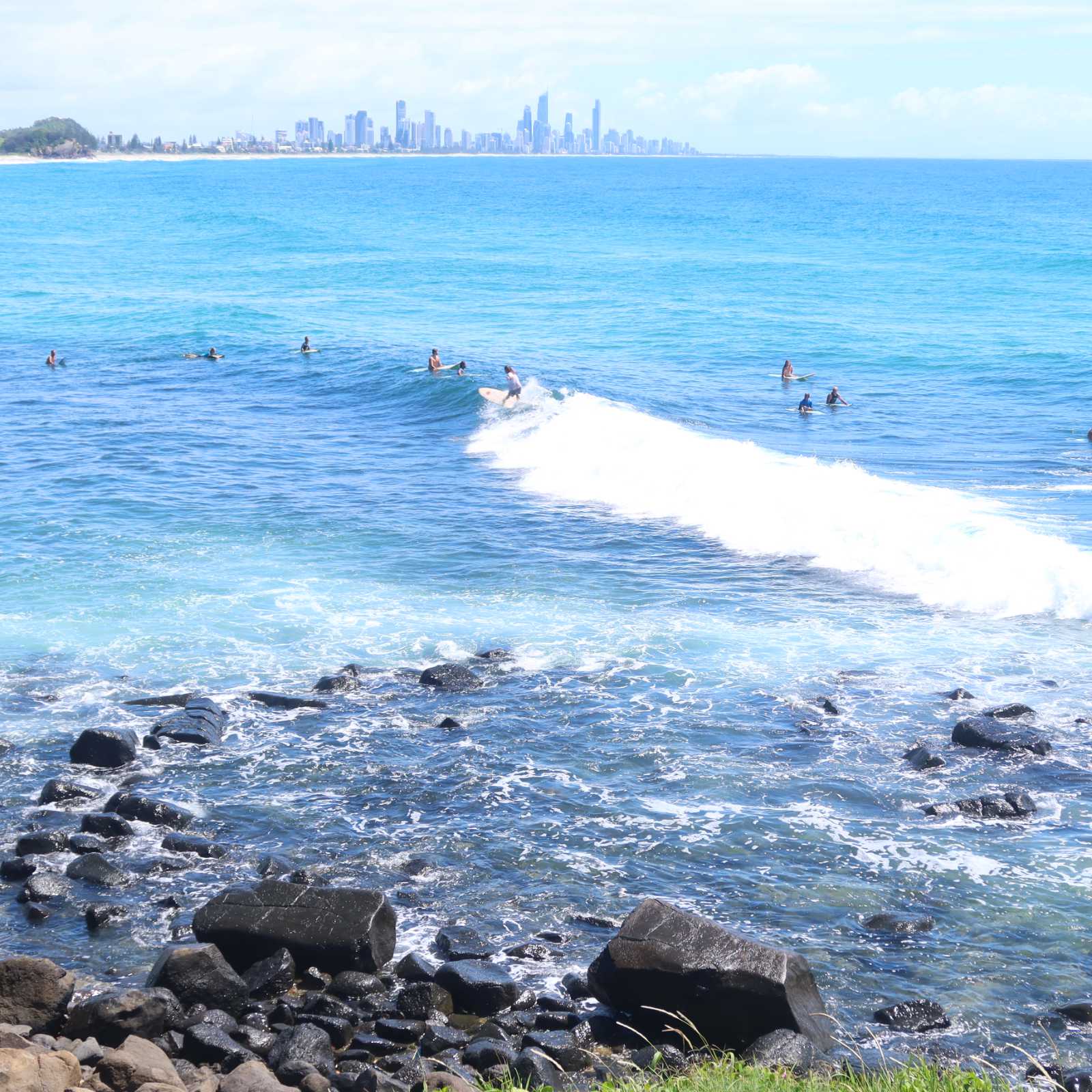 Breathtaking views of Surfers Paradise from John Laws Park, Burleigh Heads, Gold Coast